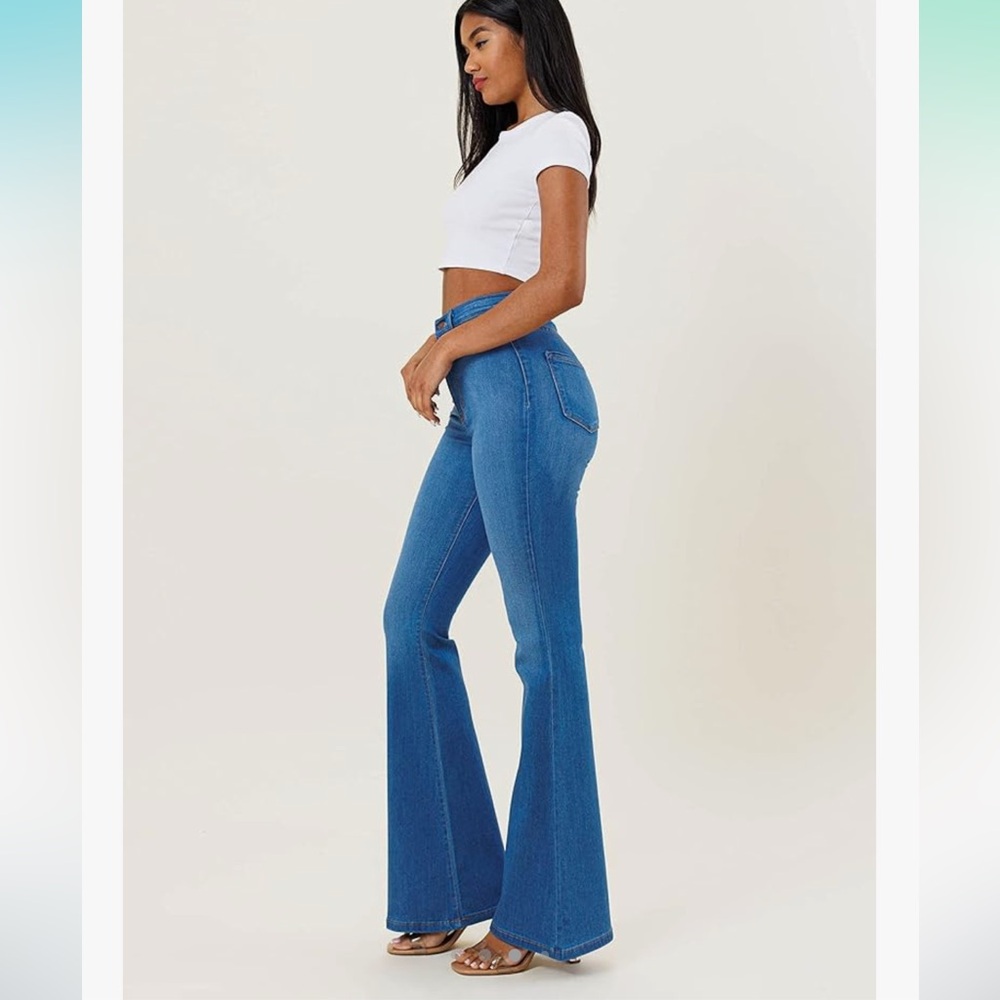 Flare Jean with raw hem - Picture 6 of 7